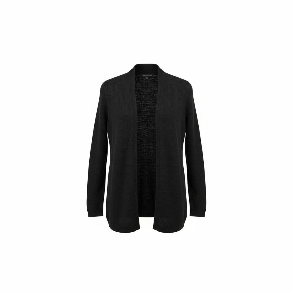 Banana Republic Long Sleeve Open Front Cardigan Sweater Women's Size M Black